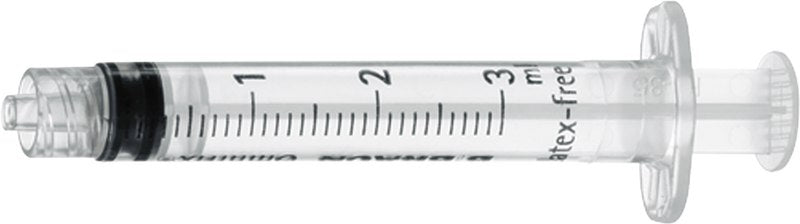 Omnifix® Solo 3ml Luer-Lock injectiespuit 3-delig - 100 stuks