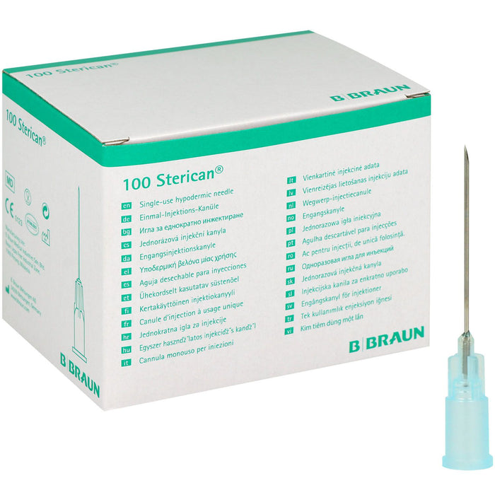 Sterican® injectienaald 23G x 1” (0,60 x 25mm) Blauw – intramusculair, intraveneus, kleine hoeveelheden – 100 stuks
