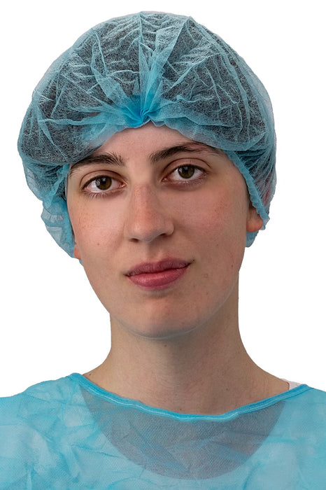 Clip Cap Haarnet Blauw Ø 53 cm (maat L) – 100 stuks