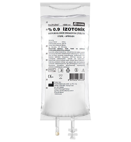 Polifleks NaCl 0,9% Spoelvloeistof - 6x3000 ml