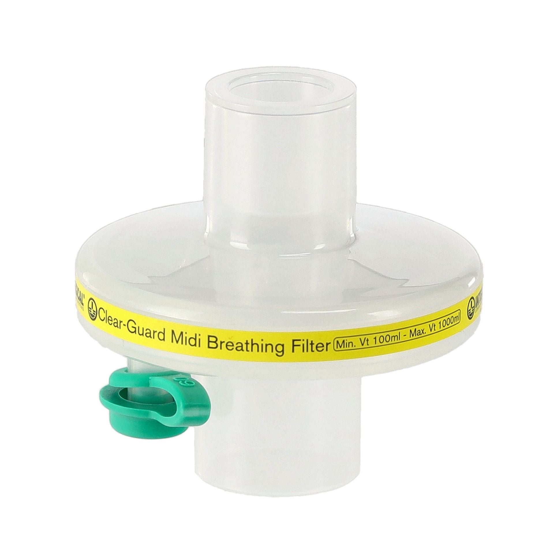 Clear-Guard Midi Beademingsfilter met Luerlock | Anesthesie & IC Filters