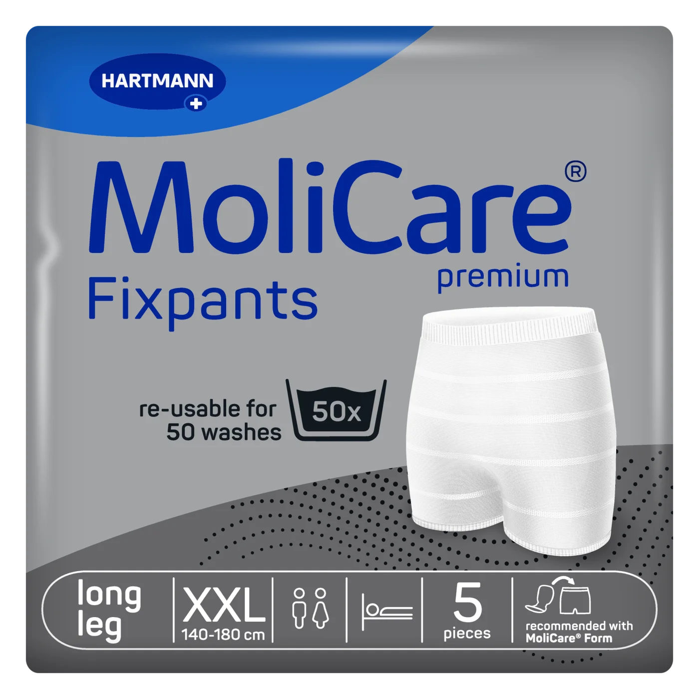 MoliCare Premium Fixpants XXL – comfortabele fixatiebroekjes, 5 stuks