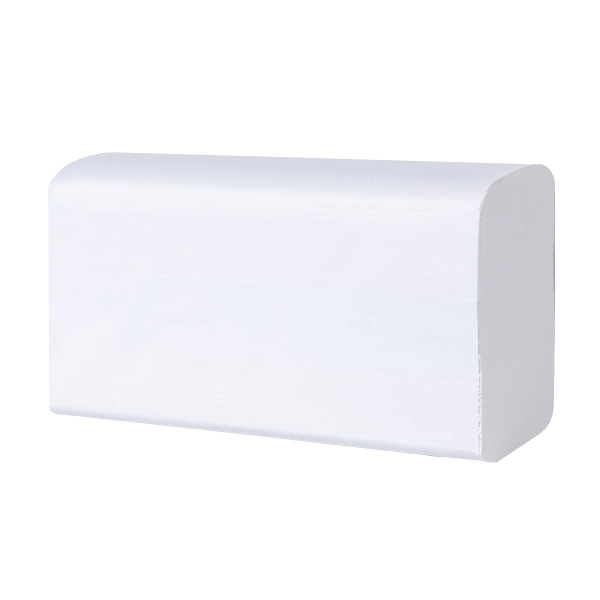 Multifold (W-Fold) papieren handdoekjes 2-laags van cellulose, extra wit (>80°), 2250 stuks.
