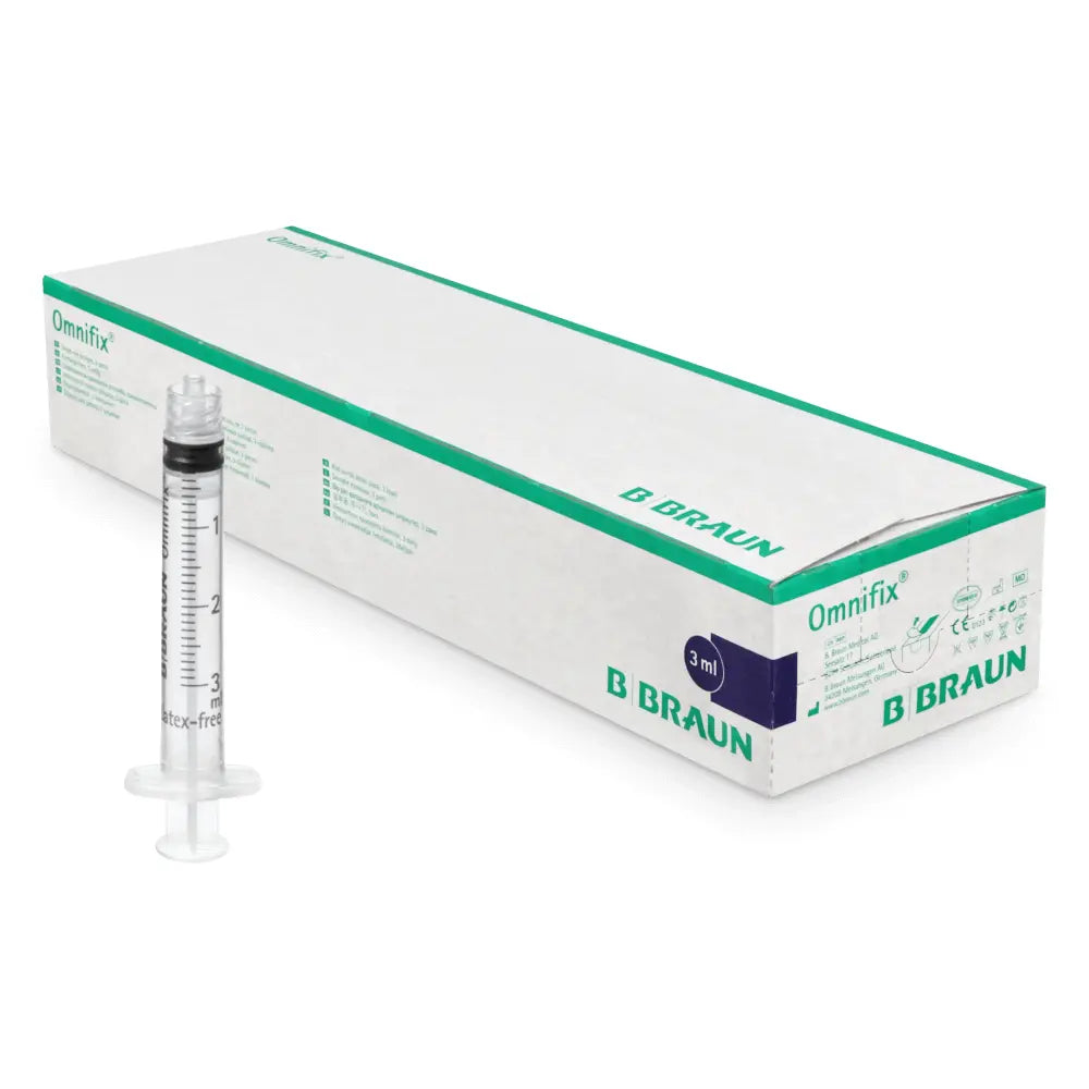 Omnifix® Solo 3ml Luer-Lock injectiespuit 3-delig - 100 stuk