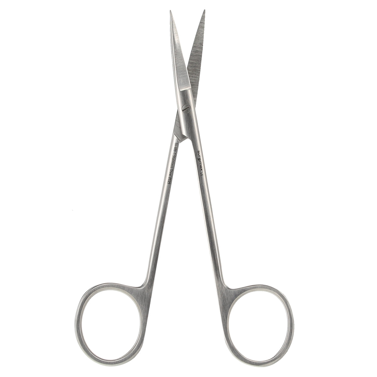 Surgimax rechte Iris-/Fadenschaar spits/spits 11,5 cm RVS ergonomische grip