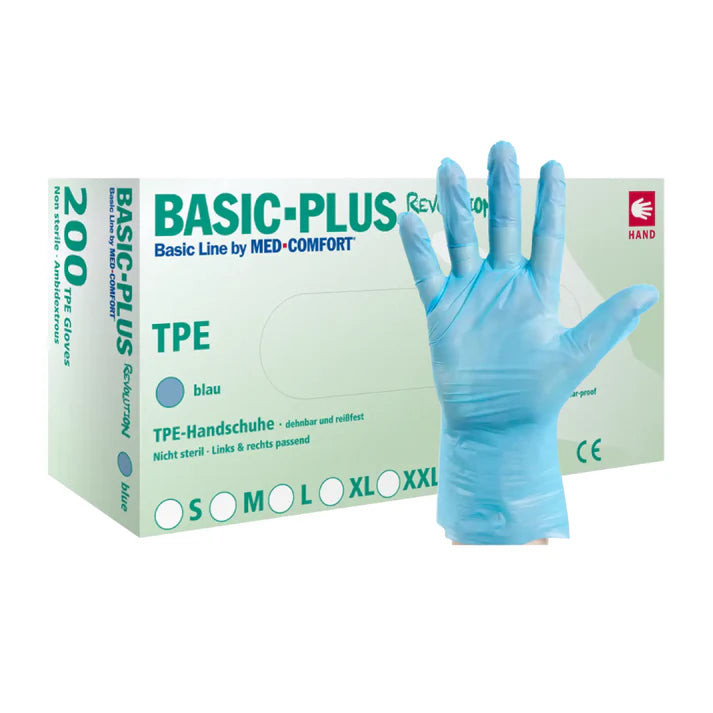 AMPri TPE Wegwerphandschoenen – 200 stuks | Latexvrij