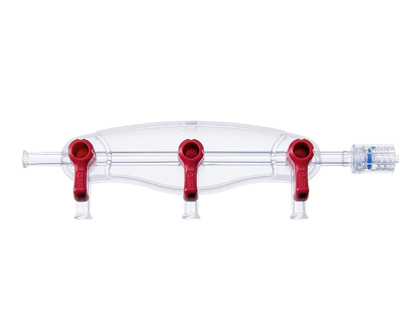 3-weg Infuusconnector – 41 bar met Luer Lock