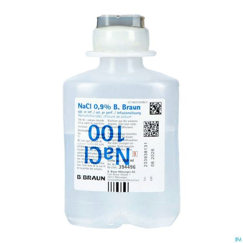 B. Braun NaCl 0,9% Miniflac 100 ml isotone zoutoplossing