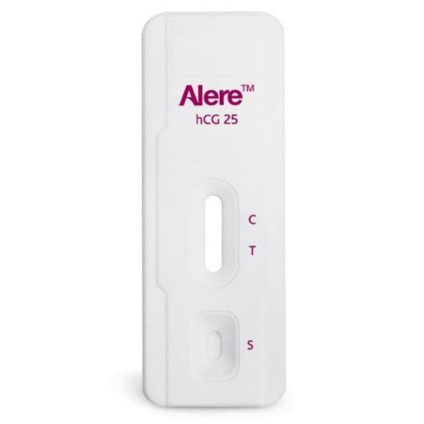 Alere hCG Cassette zwangerschapstest 25 mIU/ml – vroege detectie binnen 3 minuten, urine test met pipet, verpakking 20 stuks