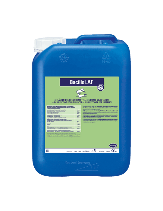 Bacillol AF Liquid 5L Jerrycan – gebruiksklaar alcoholisch desinfectiemiddel voor oppervlakken en medische apparatuur