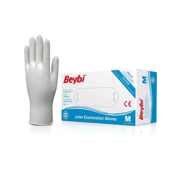 BEYBI Gepoederde Latex Handschoenen