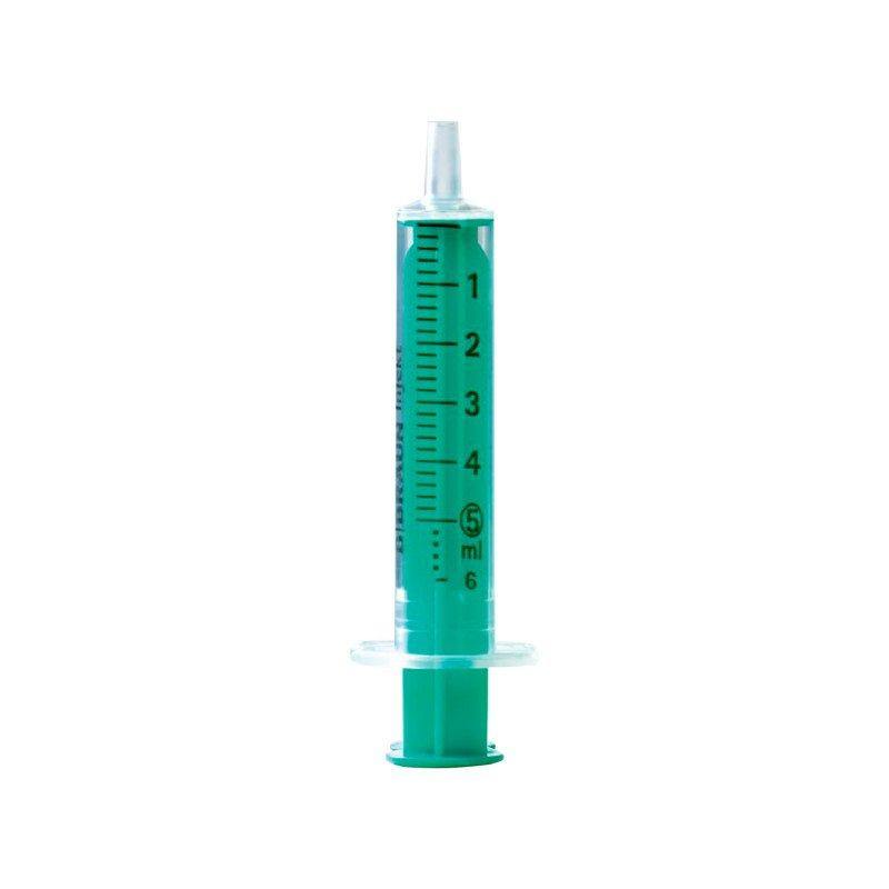 B.Braun Injekt 5 ml Luer injectiespuit met duidelijke schaalverdeling en ergonomisch ontwerp
