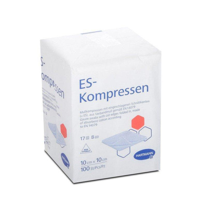 Hartmann Sterilux®ES gaaskompres - niet steriel - 8-laags - 100 stuks - taymedical.nl