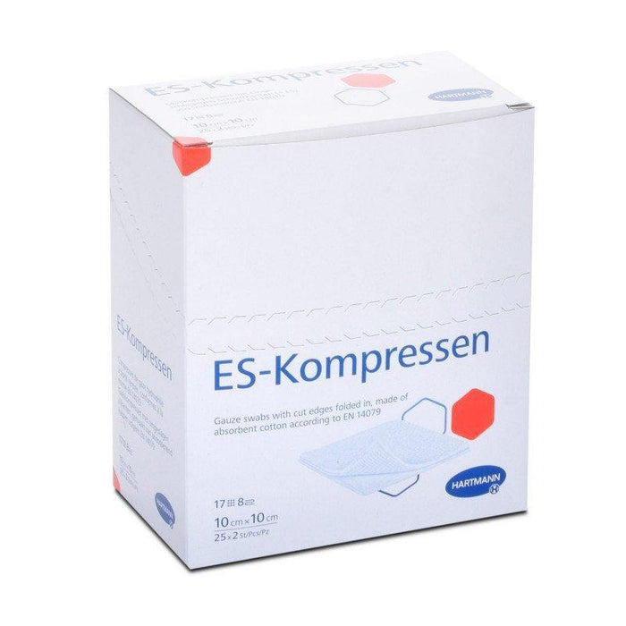 Hartmann Sterilux®ES gaaskompres - steriel - 8-laags - 50 stuks - taymedical.nl