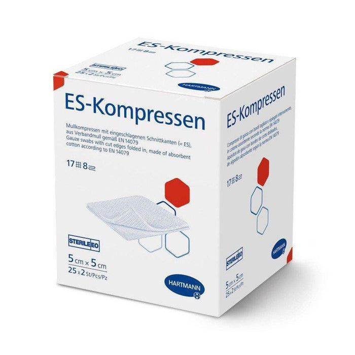 Hartmann Sterilux®ES gaaskompres - steriel - 8-laags - 50 stuks - taymedical.nl
