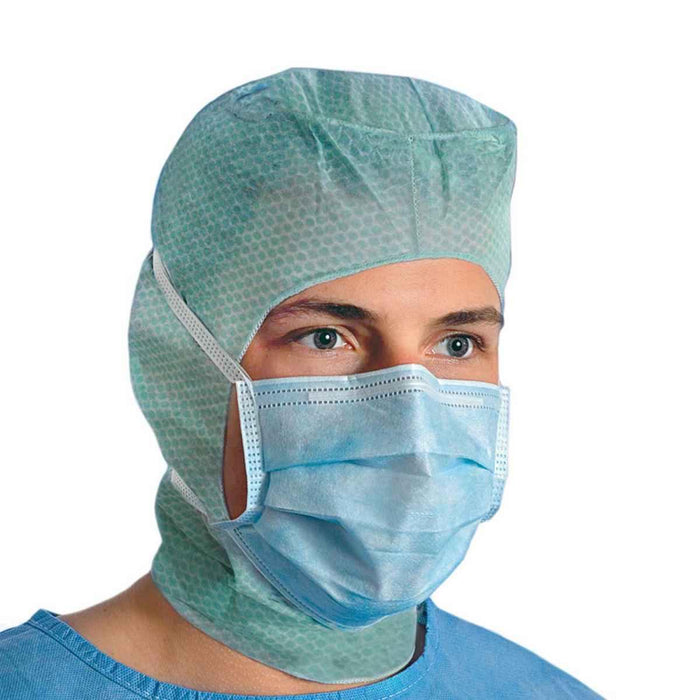 Foliodress Mask Protect Perfect operatiemasker type II – hypoallergeen chirurgisch mondmasker met koordjes achter het hoofd, doos 50 stuks