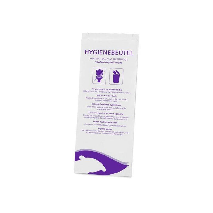 Papieren damesverbandzakjes – doos 1000 stuks, hygiënisch en discreet