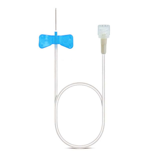 B. Braun Venofix® A vleugelnaald 23G blauw met flexibele vleugels en 30 cm slang