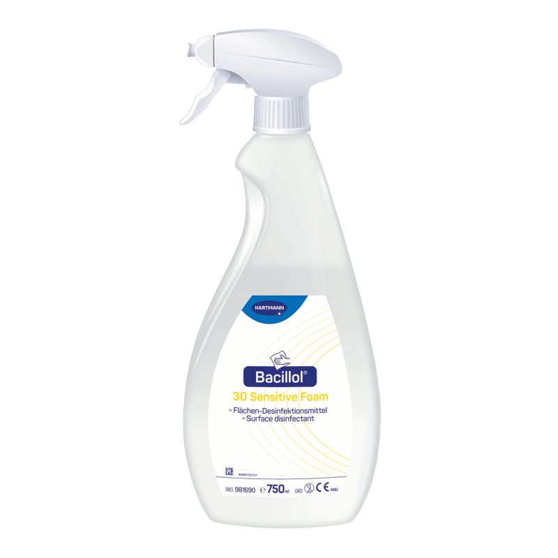 Bacillol 30 Sensitive Foam Desinfectiespray 750 ml – materiaalvriendelijke oppervlaktedesinfectie