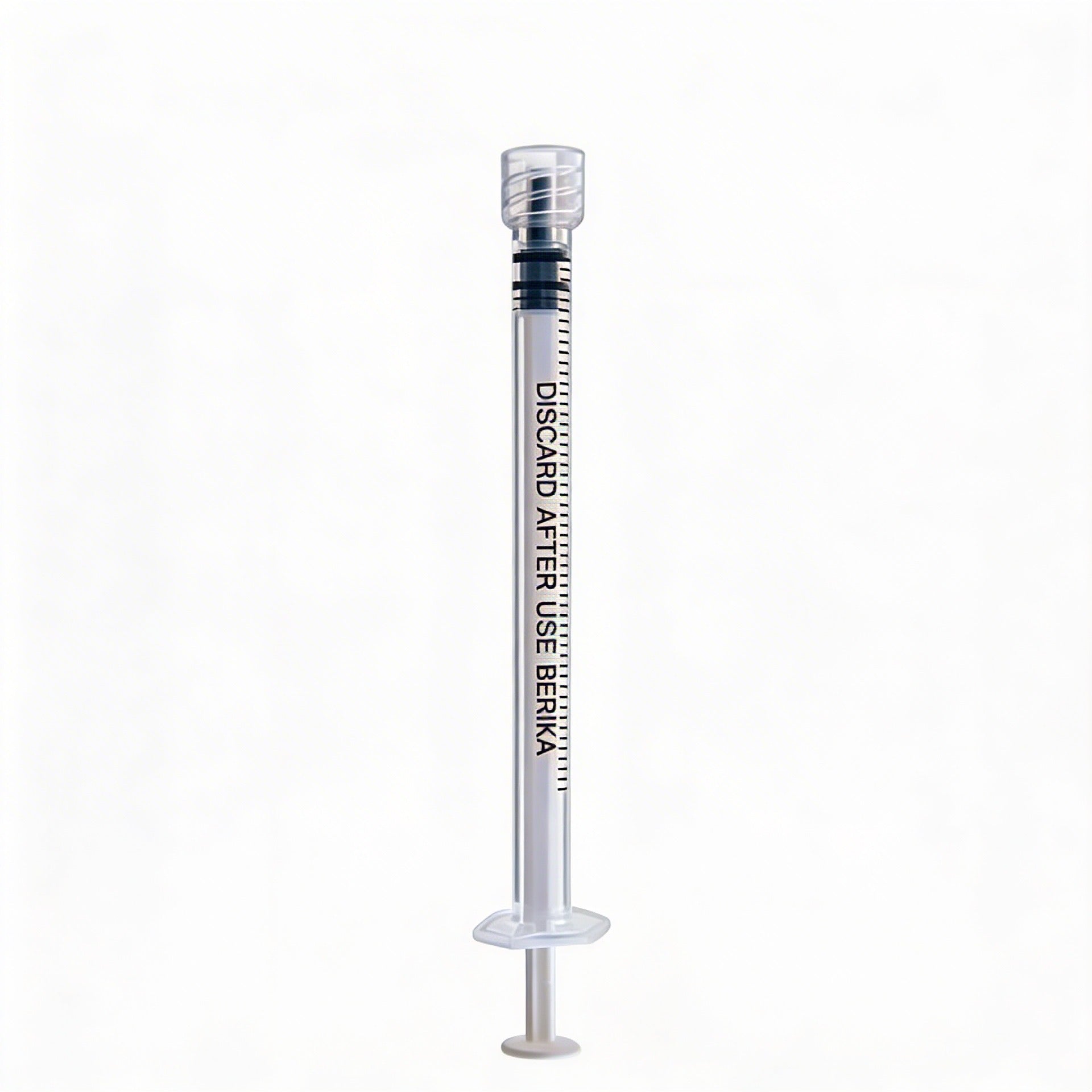 Berika 1ml injectiespuit low dead space transparante cilinder