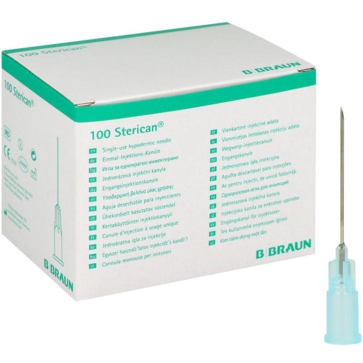 Sterican® injectienaald 23G x 1” (0,60 x 25mm) Blauw – intramusculair, intraveneus, kleine hoeveelheden – 100 stuks