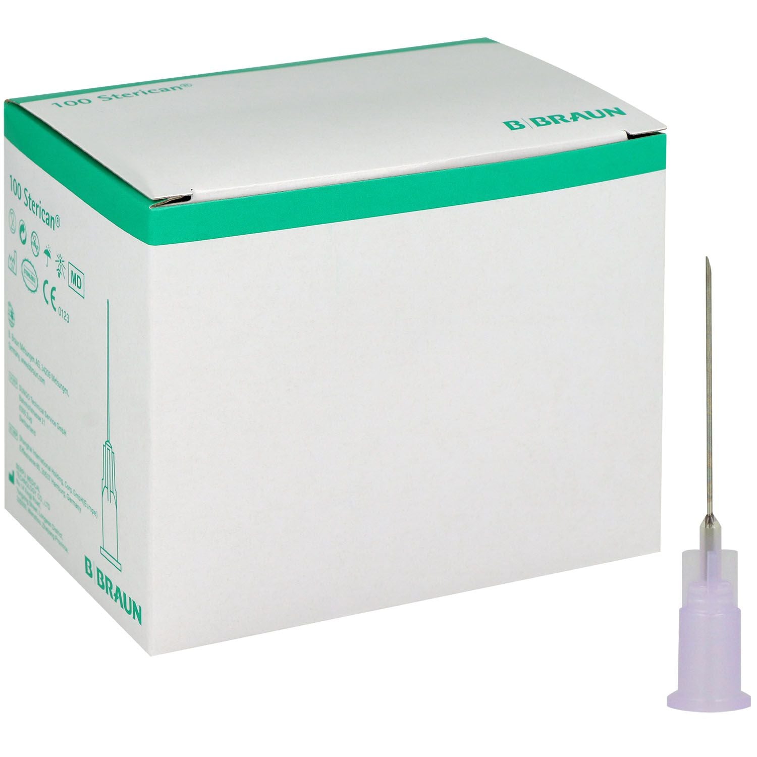 Sterican® injectienaald 24G x 1” (0,55 x 25mm) Lila – intraveneus, subcutaan, handader pediatrie – 100 stuks