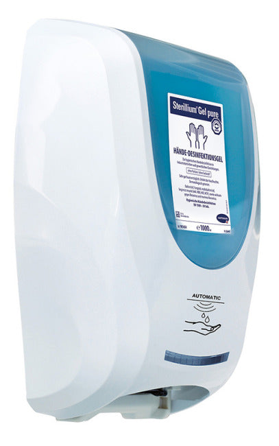 Touchless CleanSafe Dispenser – kunststof wandbevestiging met infraroodsensor en LED-status voor 1000 ml CleanSafe-fles