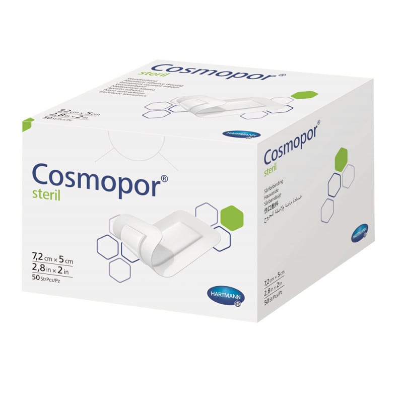 Cosmopor Steriel eilandpleister 8×10 cm met wondkussen