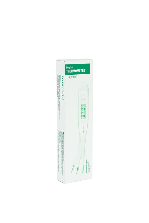 Elektronische digitale thermometer met flexibele tip, LCD-display en signaaltoon, inclusief opbergcase