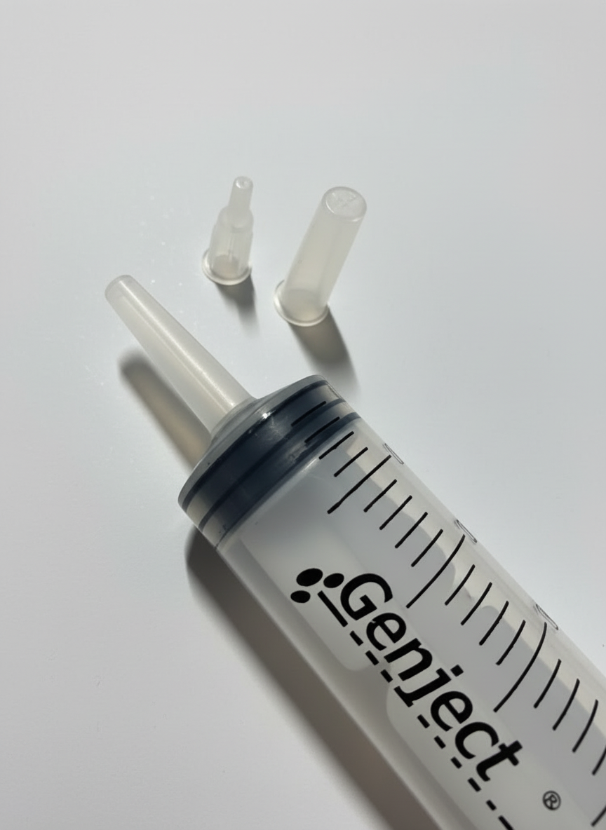 Genject 50ml voedingsspuit met kathetertip - voor sondevoeding en medicatietoediening