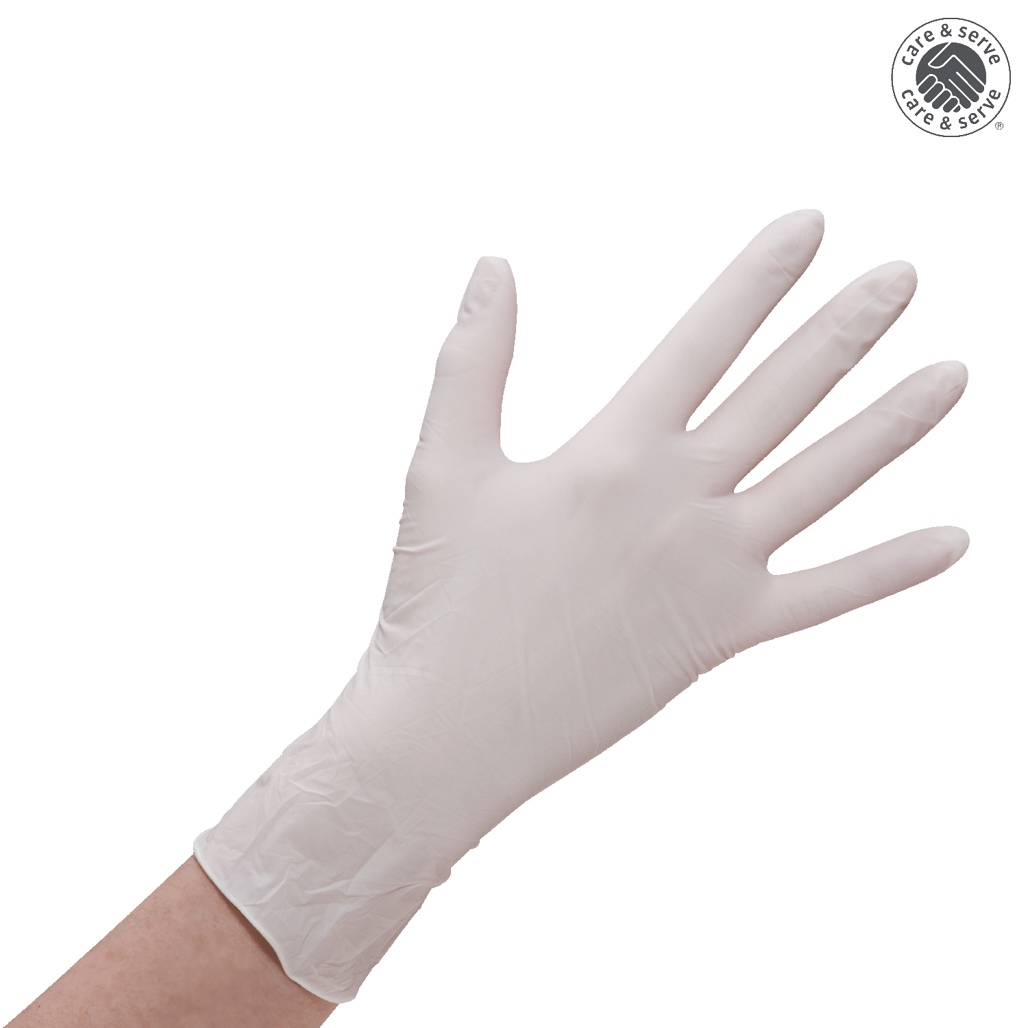 wiroSMOOTH witte latex handschoenen gepoederd voor de zorg en medische toepassingen