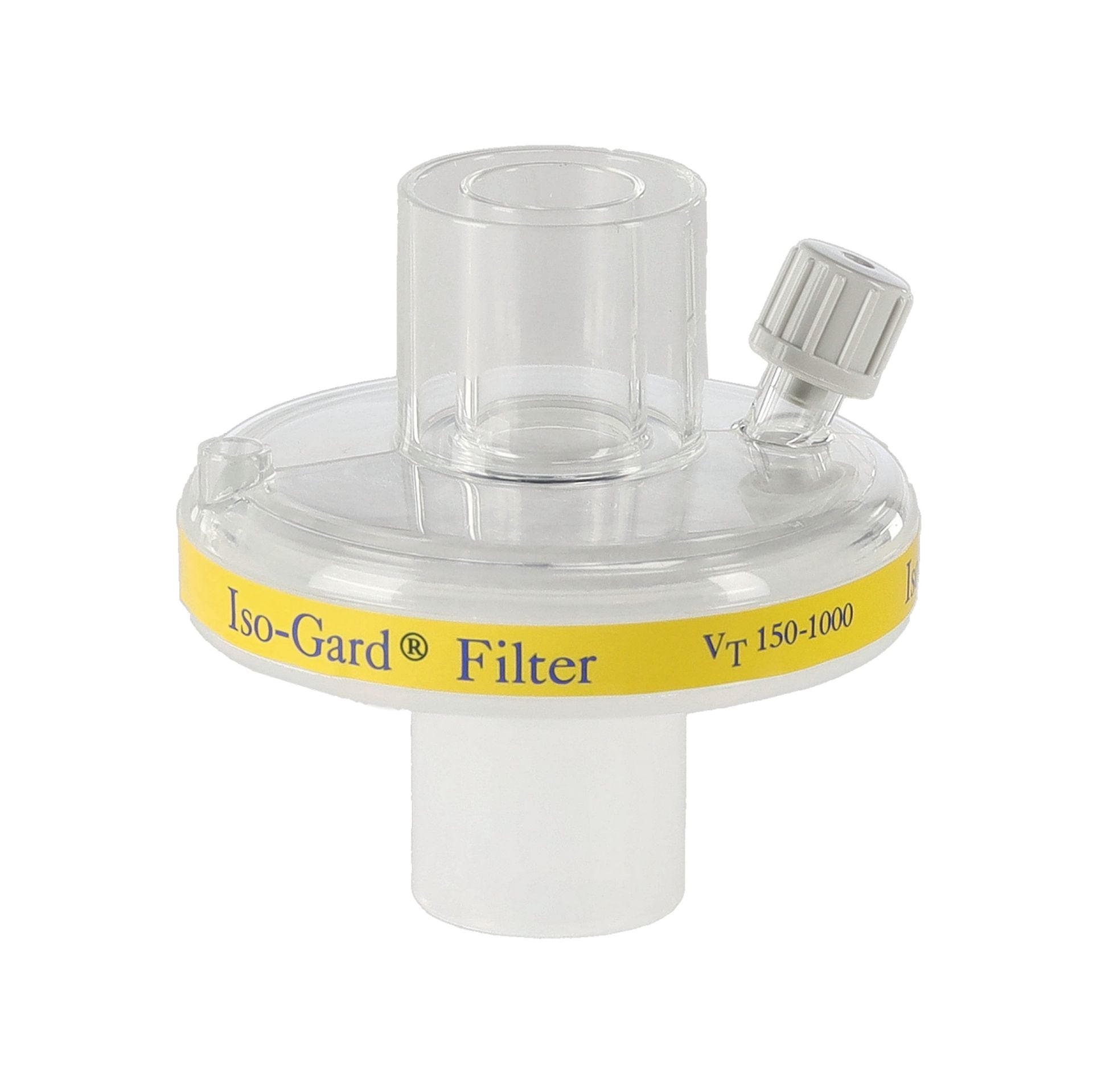 Gibeck Iso-Gard beademingsfilter met CO2-aansluiting voor anesthesie- en ventilatiesystemen voor volwassenen
