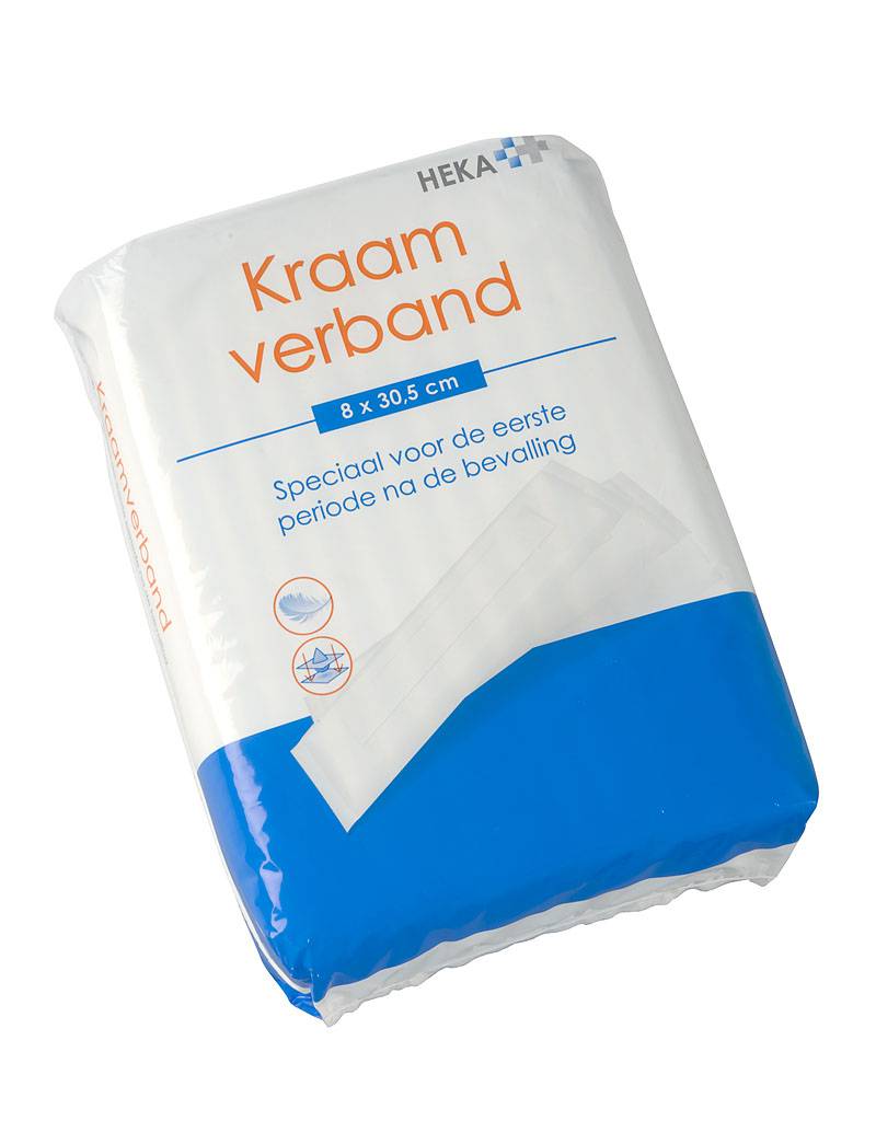 HEKA Kraamverband | Extra Absorberend & Lekvrij – 12 stuks