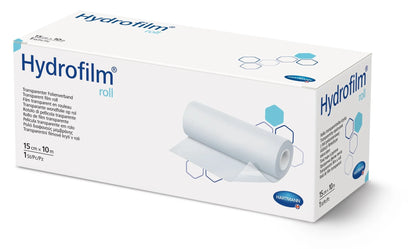 Hydrofilm® Roll 15 cm x 10 meter transparant waterdicht folieverband van Hartmann voor verbandfixatie