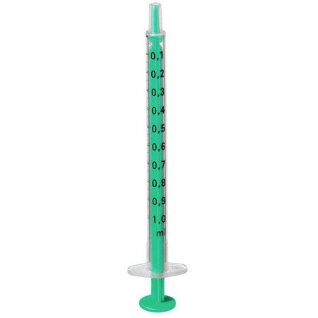 B.Braun Injekt F injectiespuit 1ml – Luer, 3-delig, steriel, doos van 100 stuks