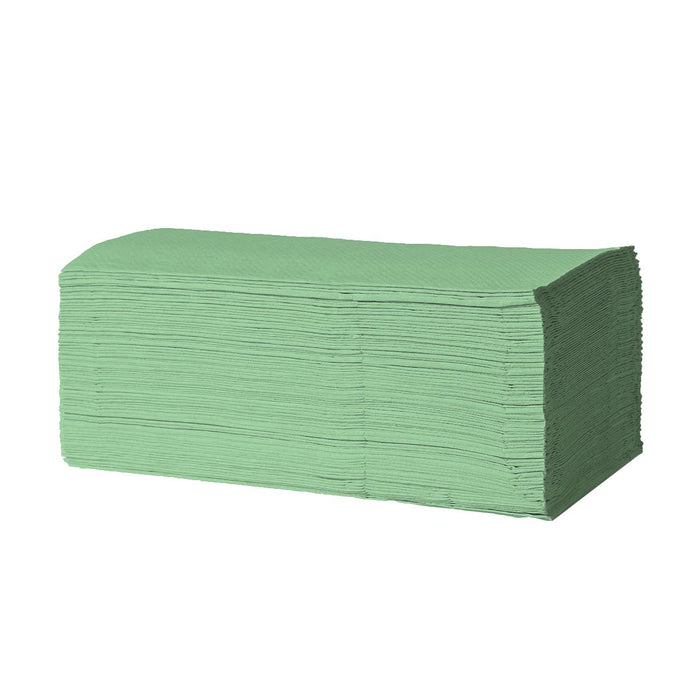 V-Fold Handdoekjes 2-laags Recycling-Mix – 3200 stuks | Groene Papieren Handdoeken, 25x23 cm