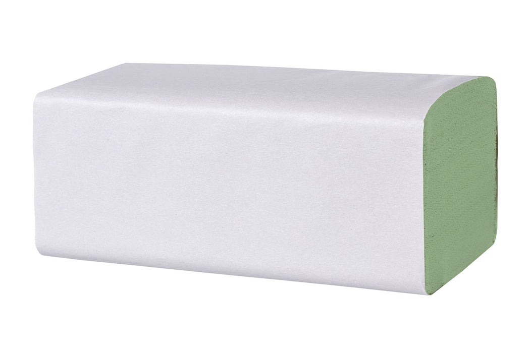 V-Fold Handdoekjes 2-laags Recycling-Mix – 3200 stuks | Groene Papieren Handdoeken, 25x23 cm