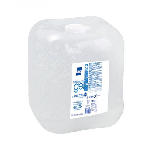 Konix Ultrasound Gel Clear 5 liter Cubitainer – transparante, hypoallergene echogel voor diagnostische en therapeutische toepassingen zoals laserbehandelingen, echografie
