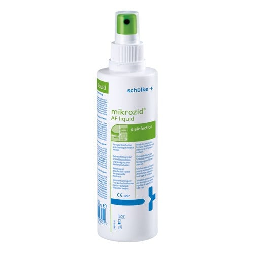 Mikrozid AF desinfectiespray 250 ml – alcoholbasis, snelwerkend en streeploos drogend