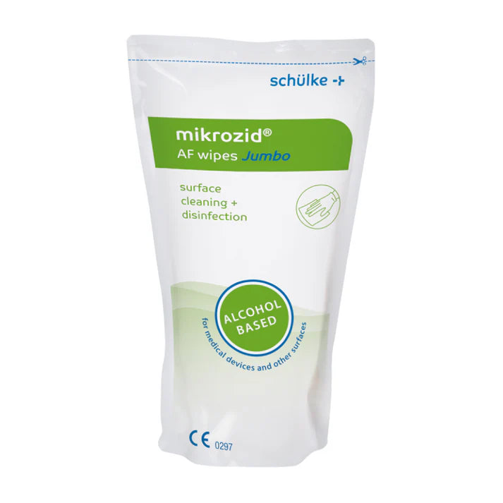 Mikrozid AF Wipes Jumbo Navulverpakking – 220 extra grote desinfectiedoekjes voor medische oppervlakken