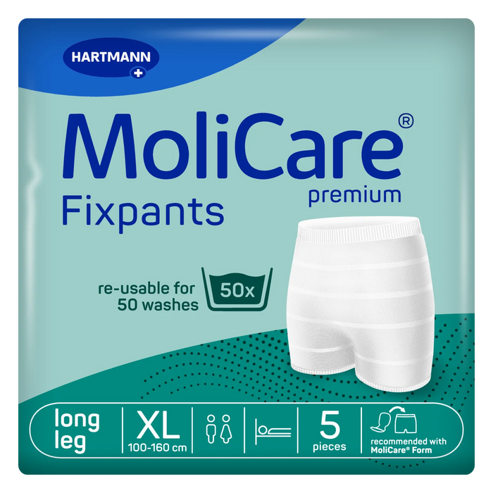 MoliCare Premium Fixpants XL – elastisch fixatiebroekje voor incontinentie-inleggers, 5 stuks.