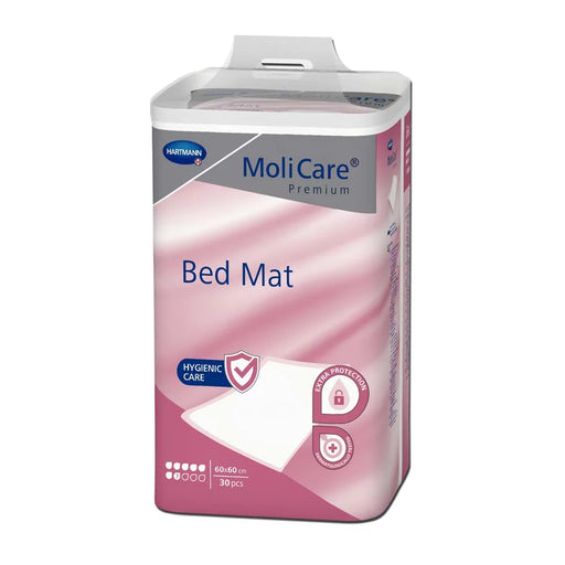 MoliCare Bed Mat Premium 60x60 cm – compacte incontinentie onderlegger met zachte bovenlaag en waterdichte onderzijde