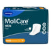 MoliCare® MEN Pad 4 druppels – anatomisch gevormde inlegger voor mannen met matig urineverlies, huidvriendelijk en geurabsorberend