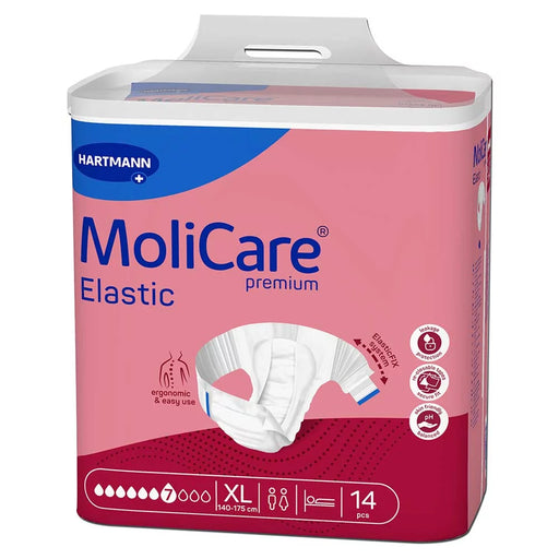 MoliCare Premium Elastic 7 druppels maat XL – comfortabele incontinentieslip met elastisch design.