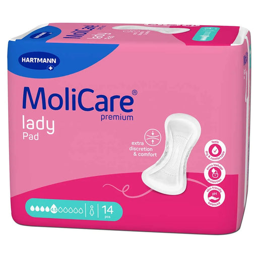 MoliCare Premium Lady Pad 4 druppels – discreet incontinentieverband voor vrouwen bij lichte blaaszwakte