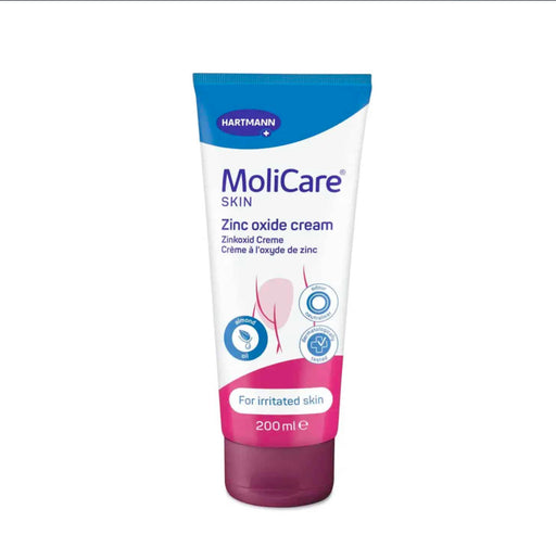 MoliCare® zinkcrème 200 ml – beschermende en herstellende zinkzalf voor de huid bij incontinentie