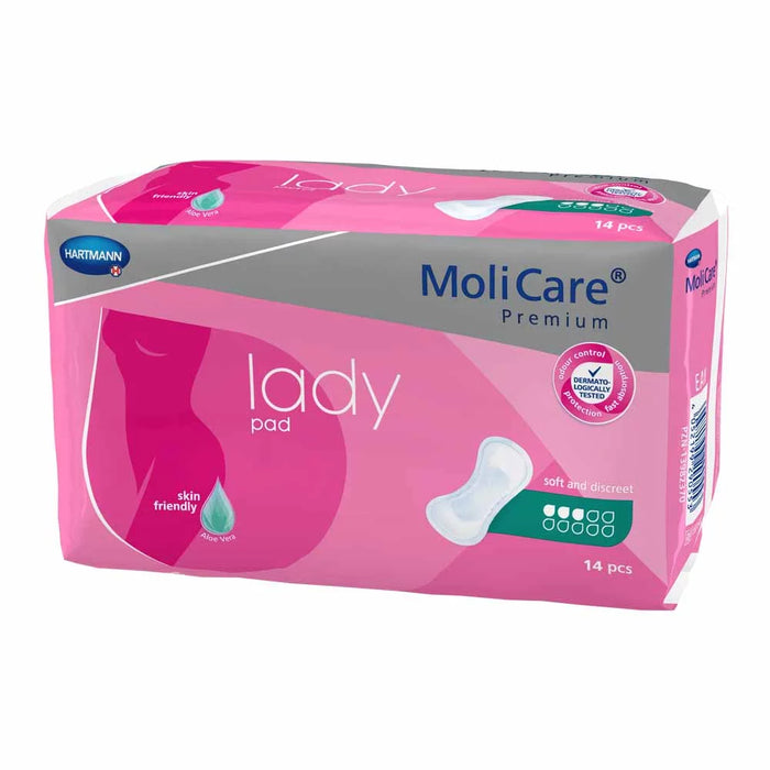 MoliCare Premium Lady Pad 3 Druppels – discreet incontinentieverband voor vrouwen bij matige blaaszwakte