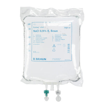 B. Braun Ecobag® NaCl 0,9% spoelvloeistof - 3000ml
