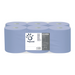 Papernet Autocut poetsrol blauw 2-laags, 450 vellen, recycling papier, verpakking 6 rollen