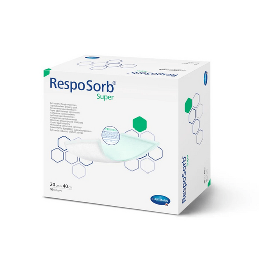 RespoSorb® Super verband 20x40 cm van Hartmann – extra groot steriel absorberend wondverband voor wonden met veel exsudaat